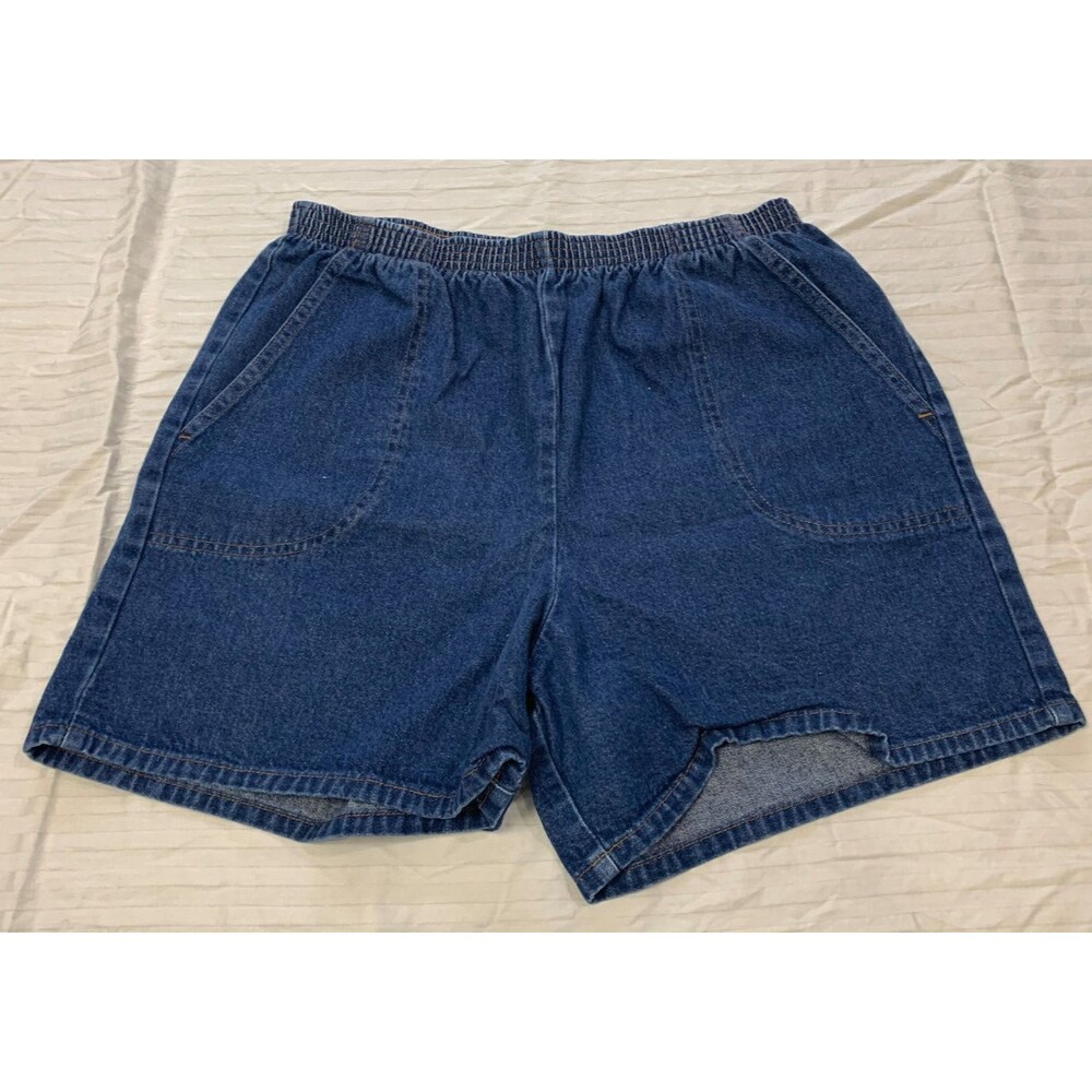 🌎🌎🌎 REMO WOMENS COTTON JEANS SHORTS SIZE 14 🌎🌎🌎